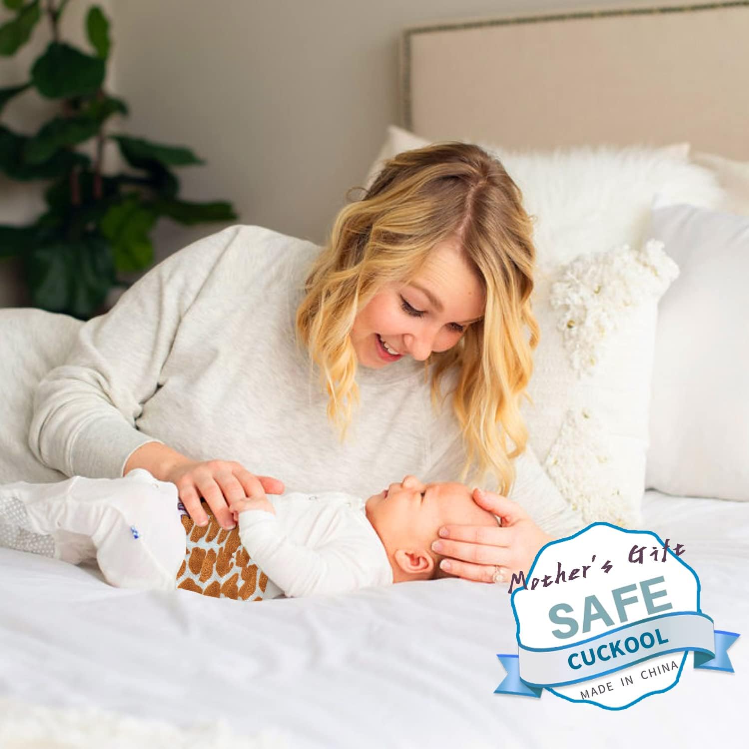 Baby Colic, Gas and Upset Stomach Relief, Baby Heated Tummy Wrap, Infant Swaddling Belly Belt with Soothing Warmth (Lion) - Image 7